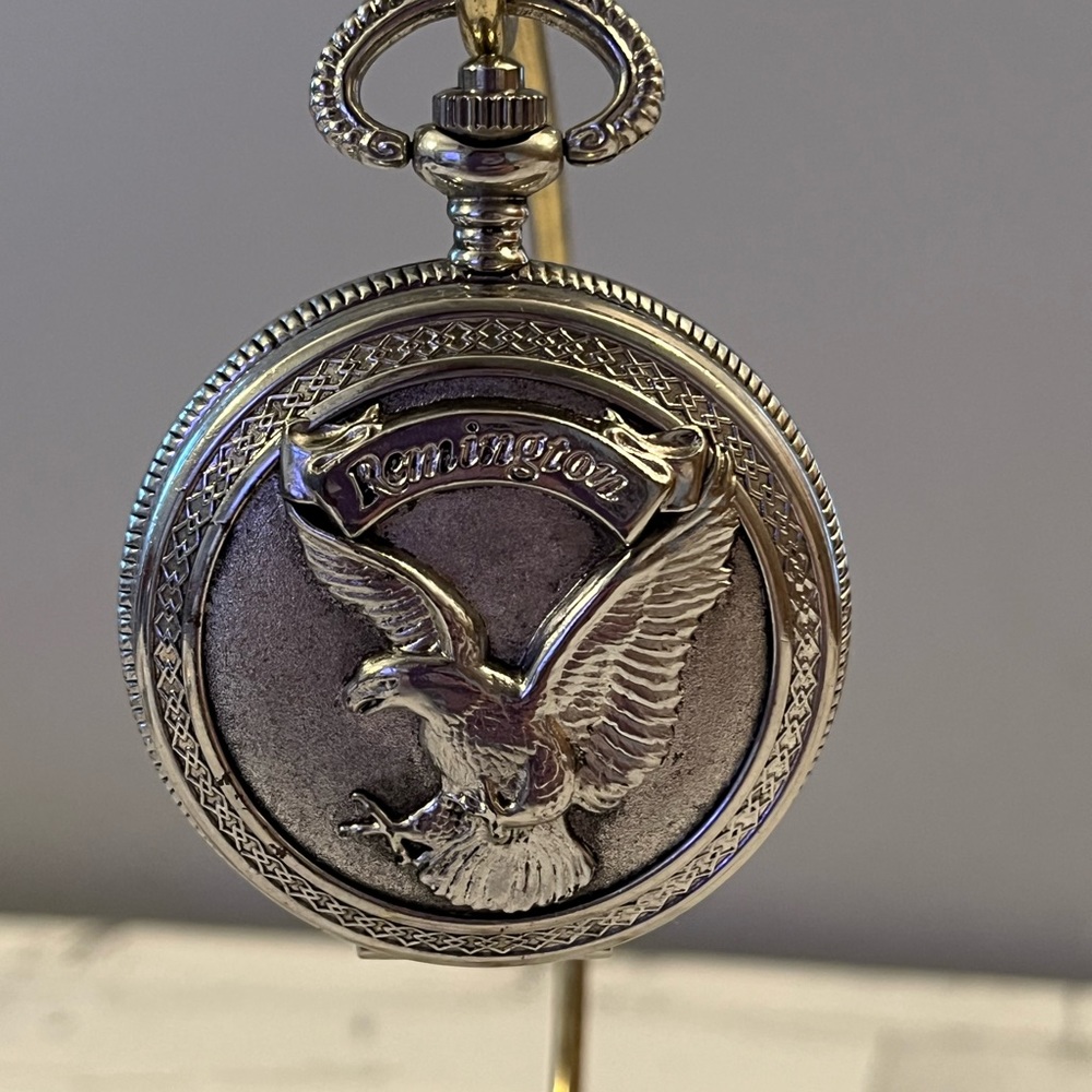 Vintage Remington Eagle Pocket Watch Gem